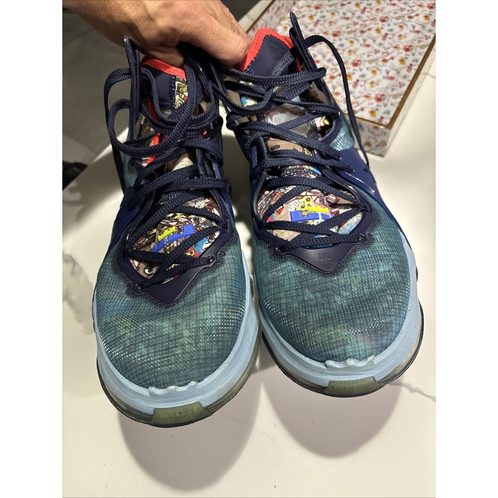 Size 13 - Nike LeBron 19 Fast Food - Dutch Blue - Picture 2 of 8